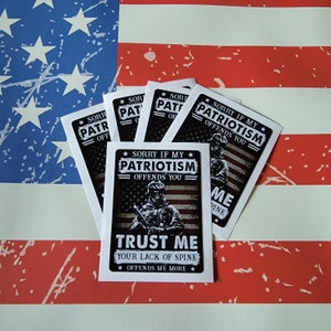 Scusa se il mio patriottismo ti offende, la tua mancanza di spina dorsale mi offende