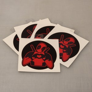Dead Pool Sticker Pakket van 3