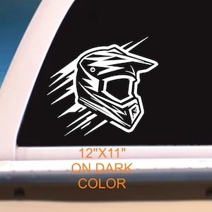 Motocross Helmet Graphic Decal OffRoad Motorcycle Gear Sticker Perfect for Dirt Bikers and Extreme Sports Enthusiasts