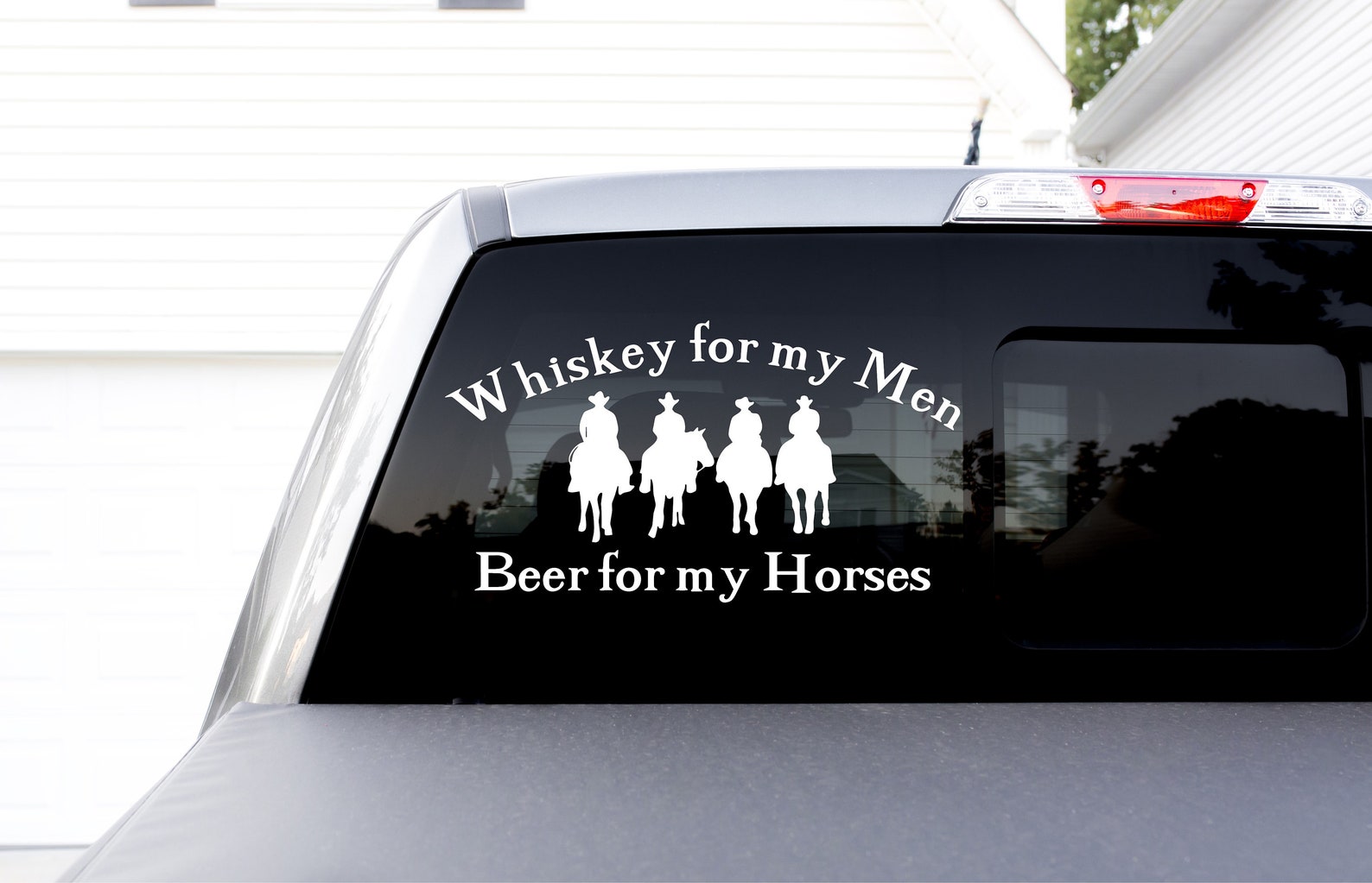 Whiskey For My Men and Beer For My Horses Decal Etsy