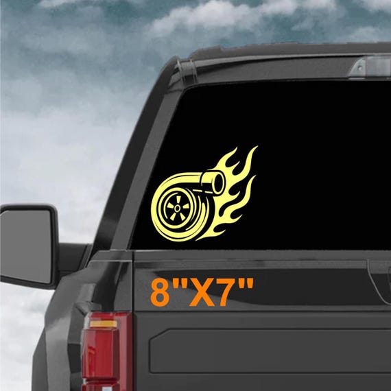 Voltedge Engine Sticker Turbocharger Decal Turbo Decal Etsy