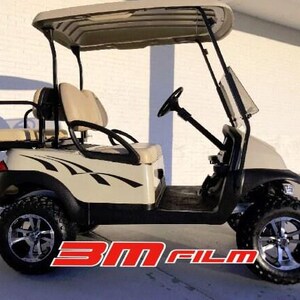 Caiden stripe e-z go yamaha club car golf carts 3m vinyl sticker sport decal country camping lifted cart golfing