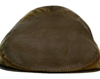 Men's flat cotton wax cap ivy peaky newsboy cabbie cap made for man