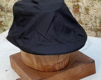 Men's flat cap cotton wax black man genuine peaky ivy newsboy cap