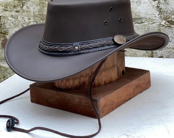 Chapeau de cowboy d'inspiration vintage pour homme et femme - Style western classique, chapeau de cow-girl à bord large, accessoire de mode rodéo