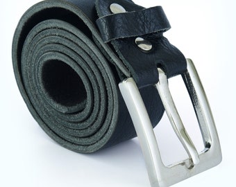 Real Genuine Full Grain Leather Belts Hard-Wearing & Long Lasting Worker Casual Belts