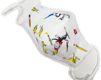 Arts Painting Teacher Cotton Face Mask with Nose Wire | Comfortable, Breathable, Reusable