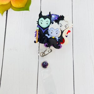 Villains Badge Reel| badge reel| Disney badge reel| Ursula badge| Maleficent badge reel|