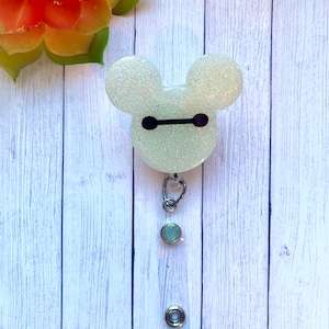 Baymax badge reel| Big hero Badge Reel| Badge holder| badge reel| Disney badge reel