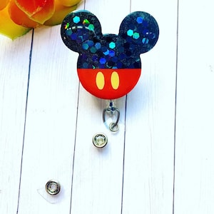 Mickey Badge Reel| Mickey badge| Badge reel| Disney badge reel | nurse badge