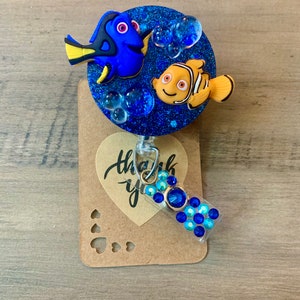 Finding Nemo Badge Reel| badge reel| Nemo badge | dory badge reel| Dory| Disney badge reel| ocean badge | Nurse badge