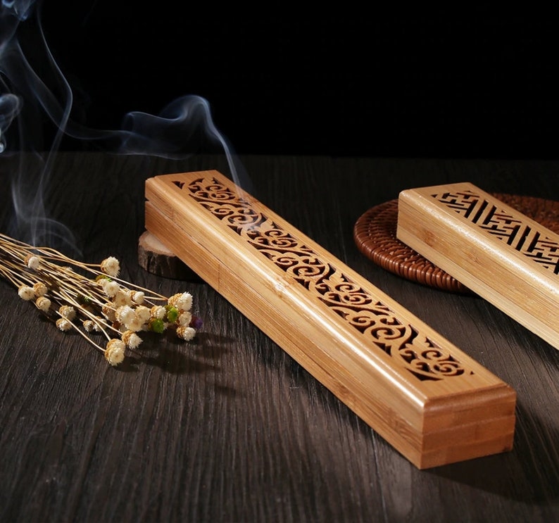 Natural Wooden Incense AshCatcher JossStick Incense Stick Etsy