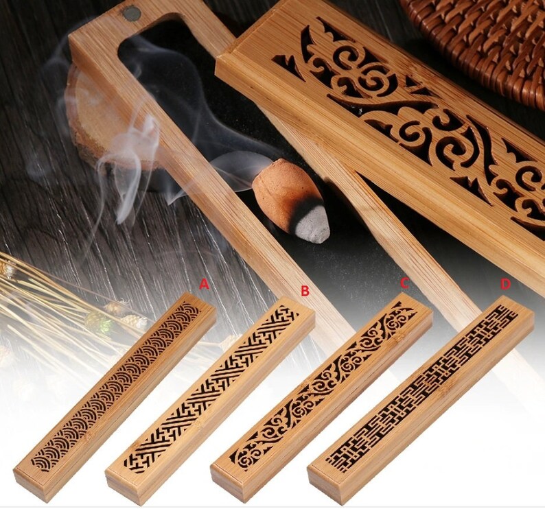 Natural Wooden Incense AshCatcher JossStick Incense Stick Etsy