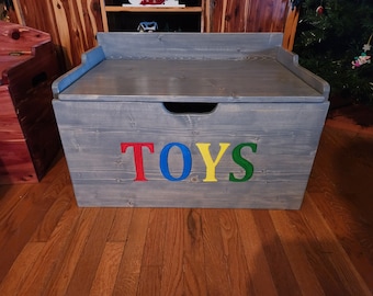 Personalized/Hand Carved/Toy Chest/Toy Box/Chest/Baby Gift/Memory Keeper/Gift/Christmas Present/Made in USA