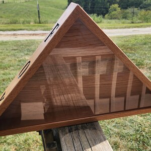 Personalized Memorial Flag Display Case for Burial and Presentation ...