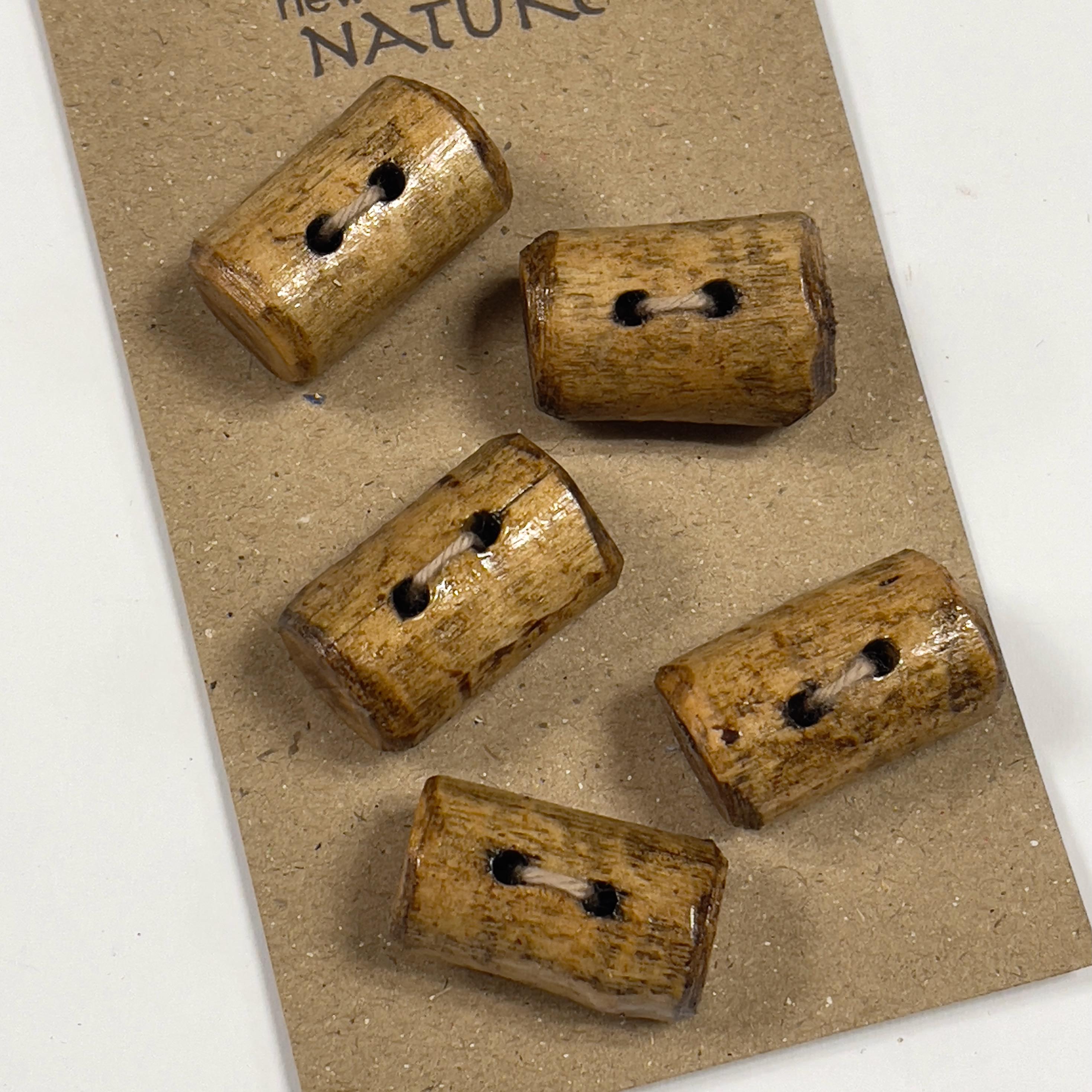 5 Wood Toggle Buttons, 1