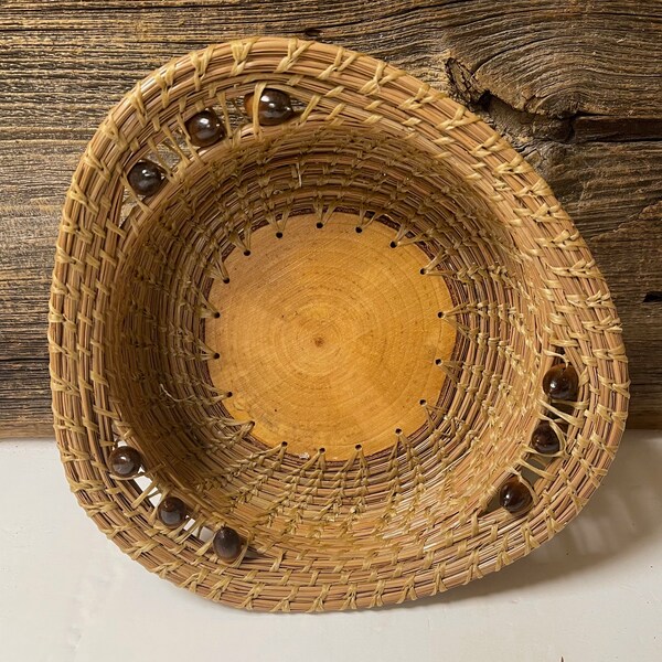 Pine Needle Basket Centers Etsy