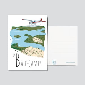 Carte postale la Baie-James
