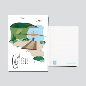 Carte postale La Gaspésie (Mont-Saint-Pierre)