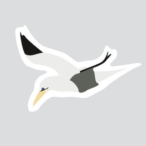 Autocollant/Sticker animaux du Québec - Fou de bassan