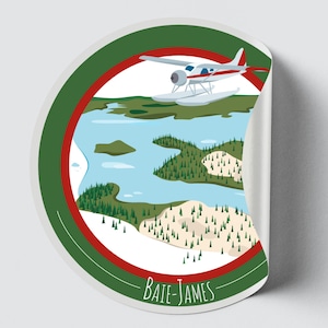 Autocollant/Sticker du Québec - Baie-James