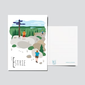Carte postale L'Estrie