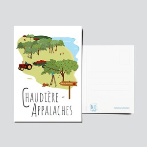 Carte postale Chaudière-Appalaches (Autocueillette)