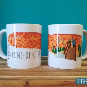 Quebec Mug - Illustration Les Cantons-de-l'Est (Autumn)