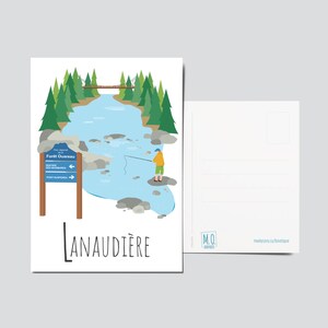 Carte postale Lanaudière (Forêt Ouareau)