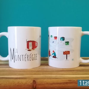 Ceramic Mug, Illustration La Montérégie