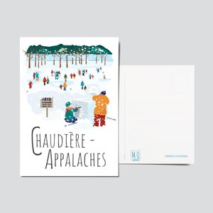 Carte postale Chaudière-Appalaches en hiver