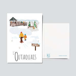 Carte postale L'Outaouais (Hiver)