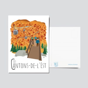 Carte postale Les Cantons-de-l'Est (Automne)