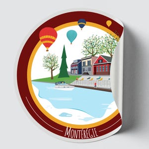 Autocollant/Sticker du Québec - Montérégie (Été)
