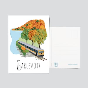 Carte postale Charlevoix (Automne)