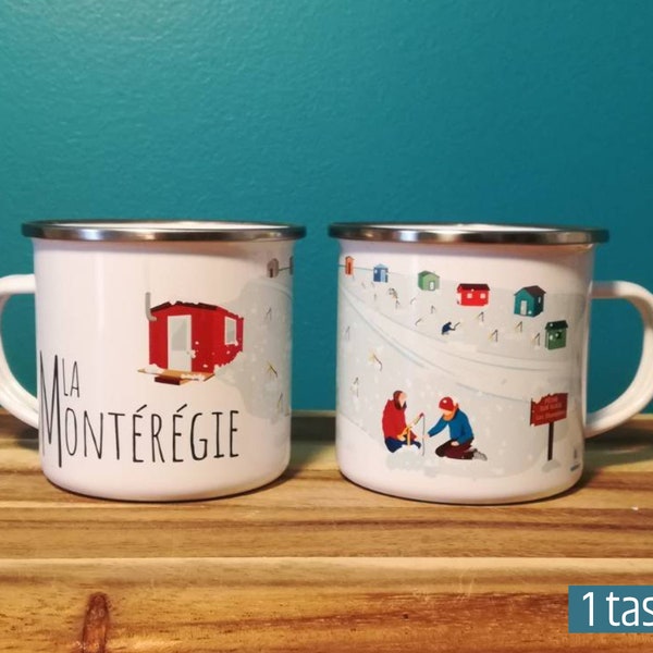 Enamel Mug, Illustration La Montérégie