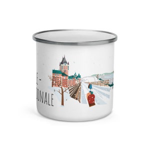 Tasse en émail La Capitale-Nationale Château Frontenac image 6