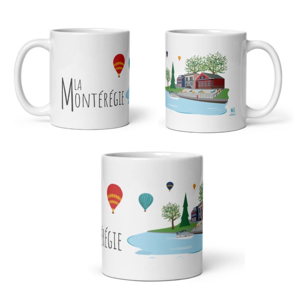 La Montérégie ceramic mug (summer)