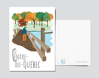 Carte postale Le Centre-du-Québec