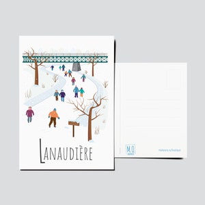 Carte postale Lanaudière (Rivière l'Assomption)