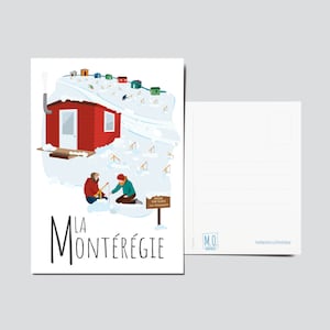 Carte postale La Montérégie (hiver)