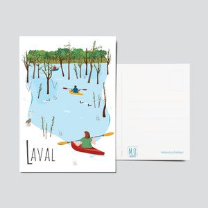 Carte postale Laval