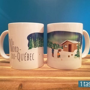 Ceramic Mug, illustration Le Nord-du-Québec