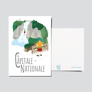 Carte postale La Capitale Nationale  (Chutes Montmorency)