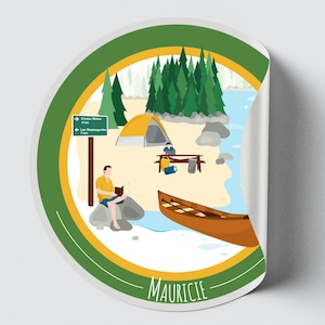 Autocollant/Sticker du Québec - Mauricie (Été)