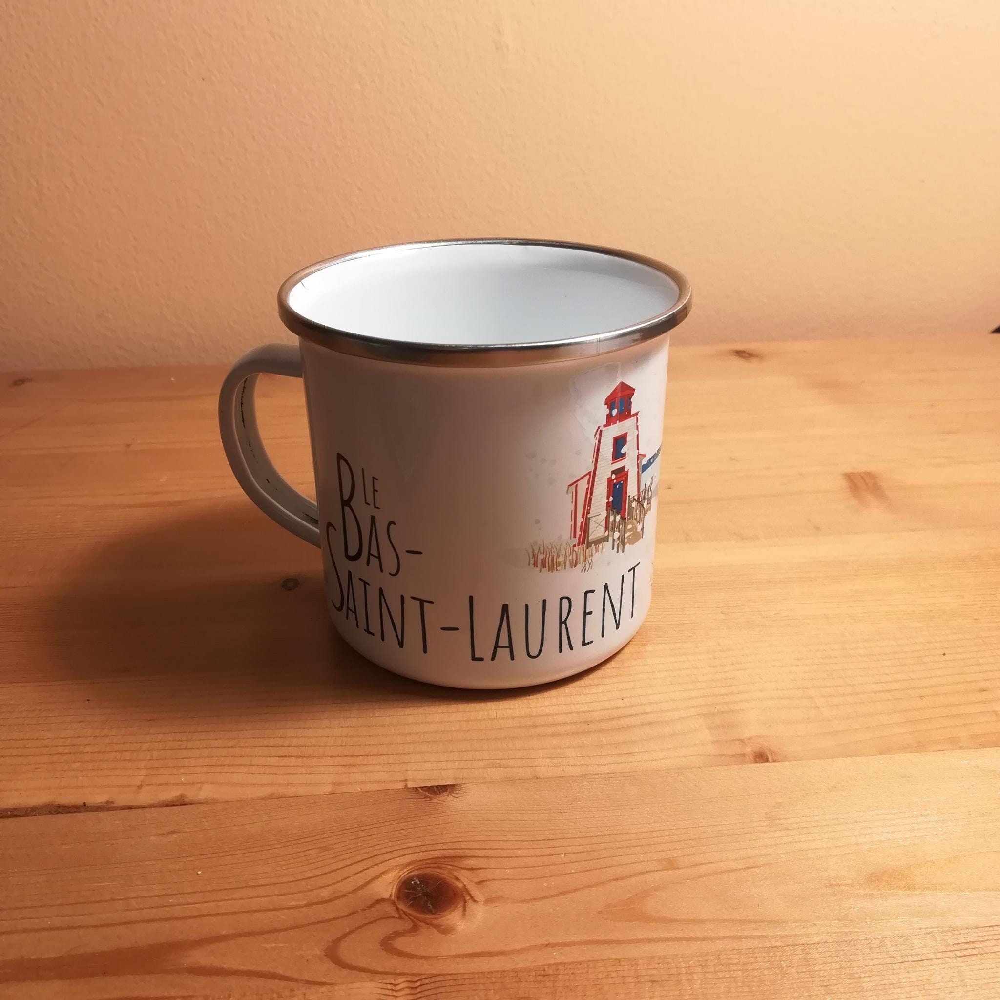 COFFEE MUG IN GLASS, Saint Laurent