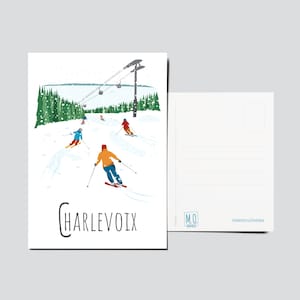 Carte postale Charlevoix (hiver)