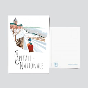 Carte postale La Capitale Nationale (Château Frontenac)
