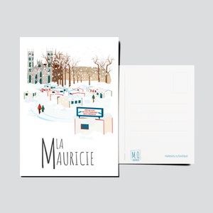 Carte postale La Mauricie en hiver