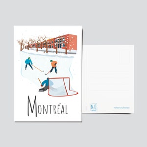 Carte postale Montréal (Hockey)